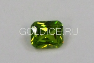 Октагон 6*8 (хризолит)terbium#21 фианит