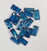 Багет 4*8 (голубой топаз синтетический) №59