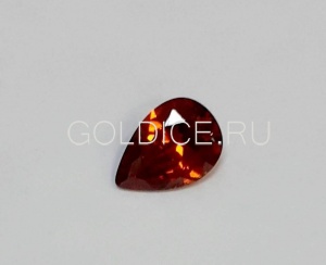 Груша 7*10 мм (гранат) terbium#16 фианит