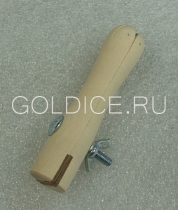 Тиски ручные деревянные с винтом сбоку (d30*120мм)