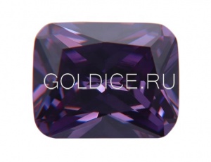 Октагон 7*13 (аметист) фианит