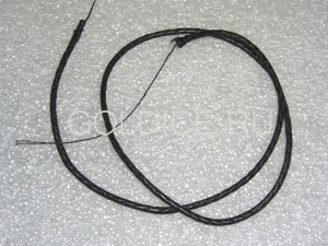 Шнурок кожан. 65см d=3,5мм (плетенный чёрный)