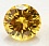 Круг 7,5 мм (золотой темный) фианит
