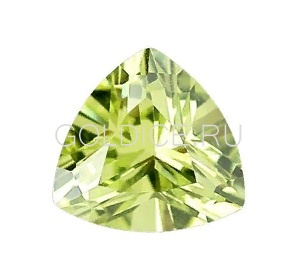 Трилион 4 * 4 (зелёный светлый) фианит