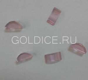 Кабошон 5*10 розовый