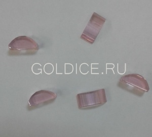 Кабошон 5*10 розовый
