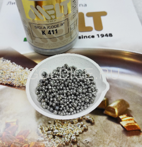 Лигатура MELT К411 для механической обработки (для белого золота) (фасовка от 10 грамм)