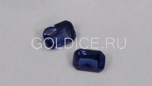 Октагон 9*11 (синий)terbium#18 фианит
