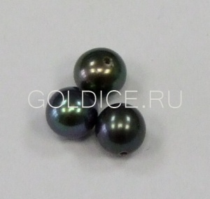 Жемчуг Люкс d 5-6 mm (чёрный)
