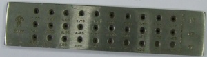 Фильеры №466 (шестигранник) от 0,5 до 3,0