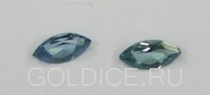 Маркиз 5*10 мм  (шпинель)terbium#20 фианит