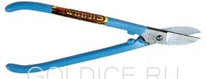 Ножницы  с голубой ручкой №244